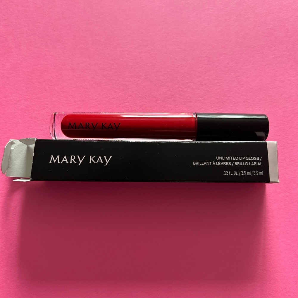 New Mary Kay Unlimited Lip Gloss - Iconic Red